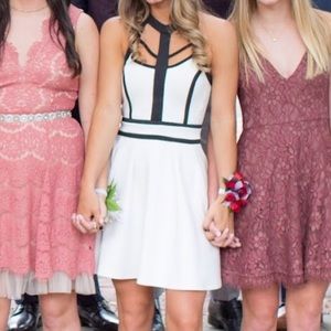 Black and White Formal Dress